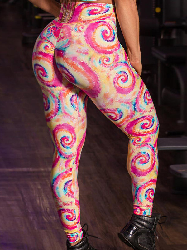 Pantaloni a matita con stampa digitale Leggings da donna Sexy Activewear Push Up Fitness Leggins Slim vita alta Mujer