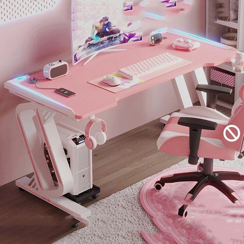 Przenośne biurko komputerowe do gier w pokoju młodzieżowym biurka dla graczy siedzący tryb życia pomocniczy Mesa Gamer Pra Pc meble biurowe