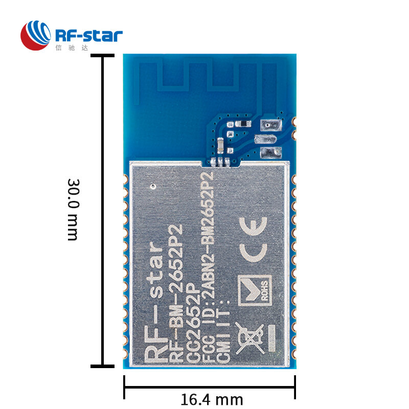 CC2652P 20 dBm IPEX PCB Antenne ZigBee 3,0 BLE 5,1 Modul Multi-Protokoll CC2652P Transceiver RF-BM-2652P2