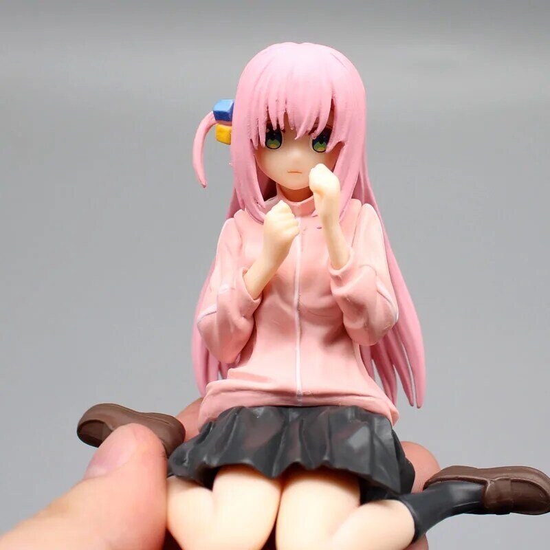 Figuras de acción de Anime SEGA Bocchi The Rock Gotou Hitori PM, modelo de colección de muñecas de PVC, juguetes, regalo de cumpleaños, chica Sexy, 8CM