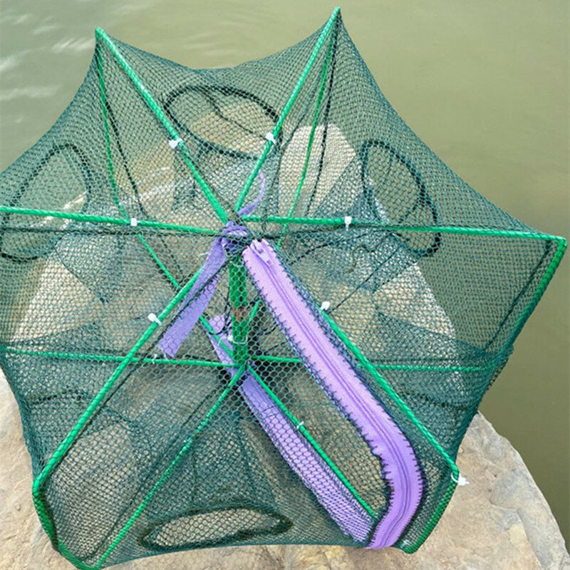 Rede de malha para a pesca armadilha caranguejo gaiola carpfishing carpa peixe net acessórios mar colher lagostins catcher telescópica 2022