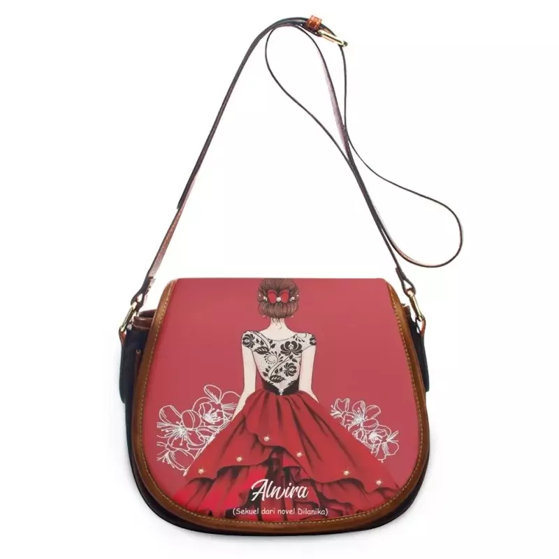 2023 New Fashion Elegant Ladies Print Fashion Crossbody Luxury Handbags Women Bags Zipper Inclined Shoulder Bag Bolsa De Hombro