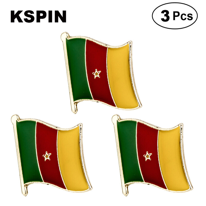 Kameroen Revers Pin Broches Pins Vlag Badge Broche Badges