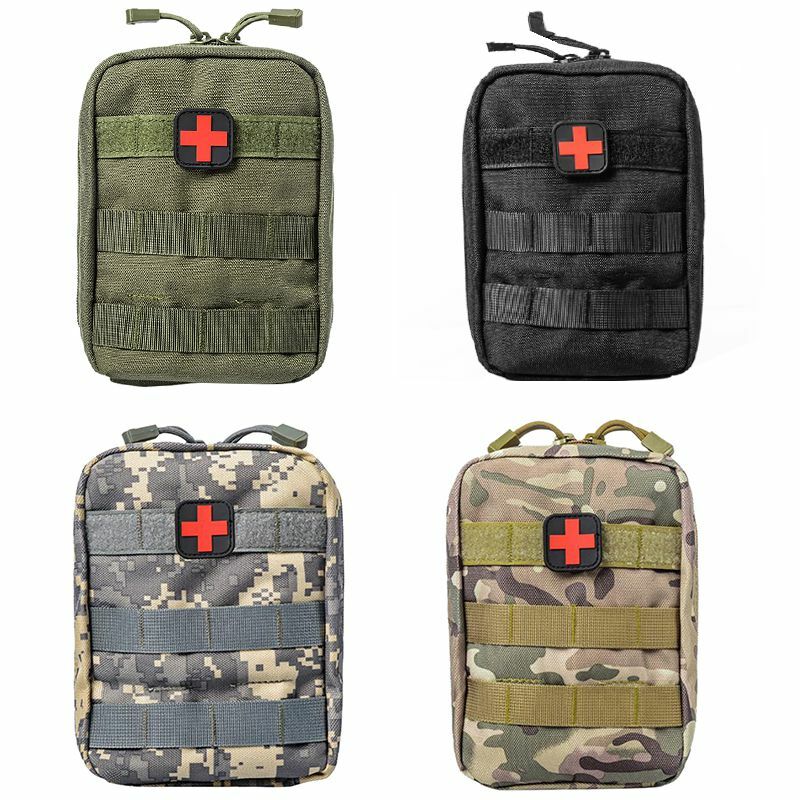 Tactical Molle EDC Medical Pouch, Utilitário IFAK, Kit de Primeiros Socorros EMT, Sacos de Sobrevivência, Emergência, Airsoft, Caça