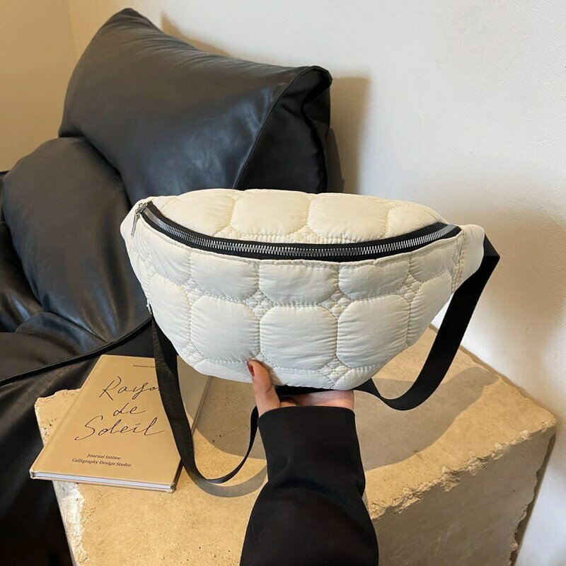 Designer Handbag Large Capacity Women's Waist Bag Waterproof Nylon Fanny Waist Pack Travel Crossbody Chest Bag Banana Hip Bag