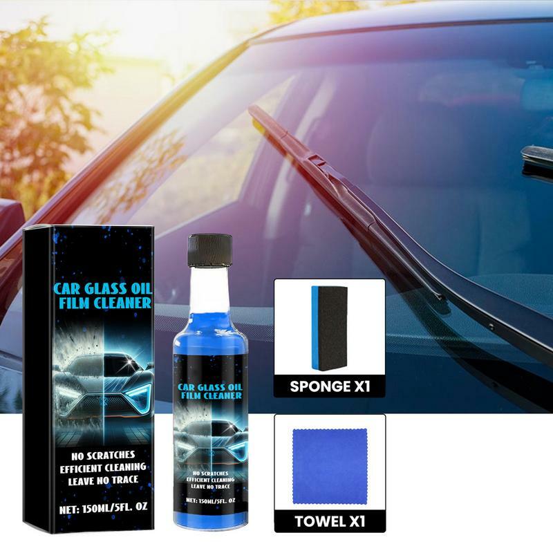 Limpiador de película de aceite de vidrio para coche, desengrasante de pulido de vidrio, eliminación rápida de aceite, lavado de revestimiento de coche, parabrisas, ventana