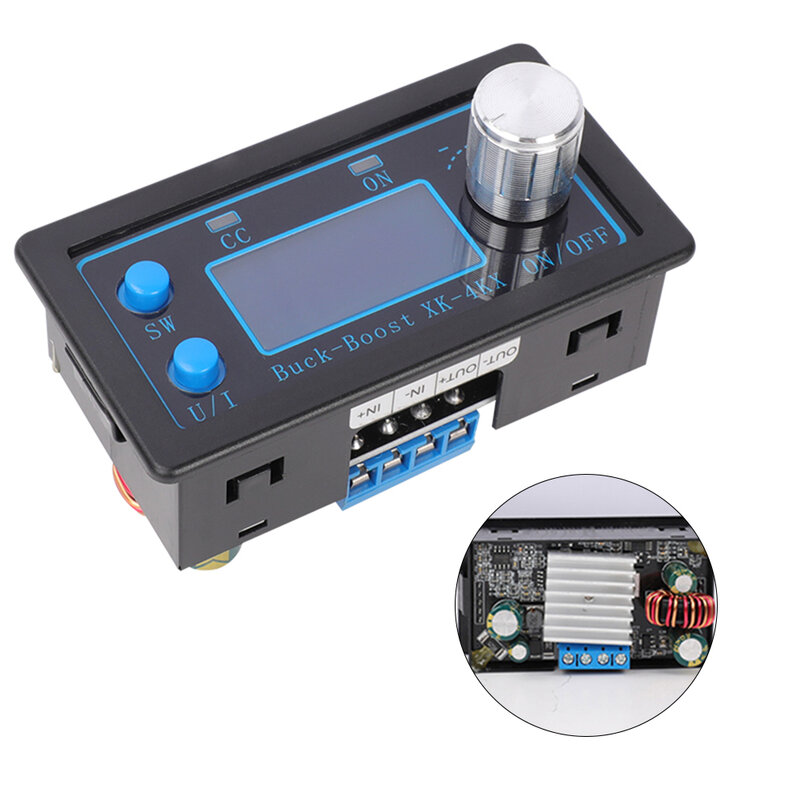 Regulador de voltaje ajustable CC CV 0,5-30V 35-50W 4A transformador reductor con pantalla LCD, módulo de carga de batería Solar, bricolaje