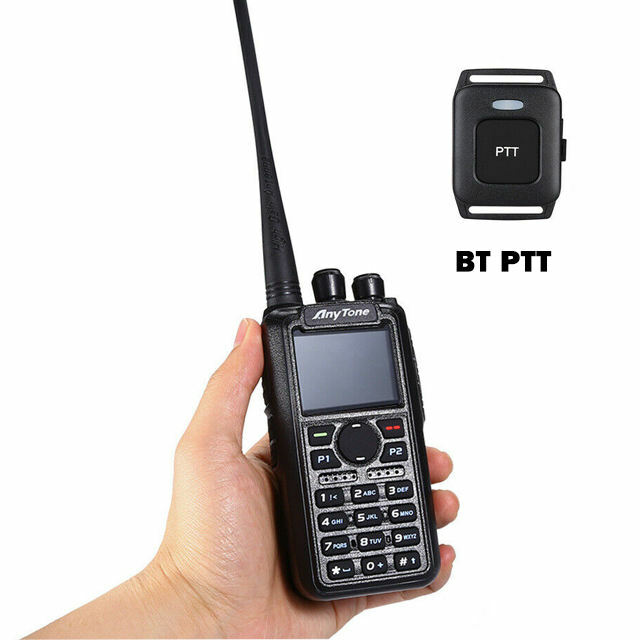 ANYTONE-interfono Digital AT-D878UV PLUS, Radio portátil encriptada antiinterferencias, para Hotel y supermercado