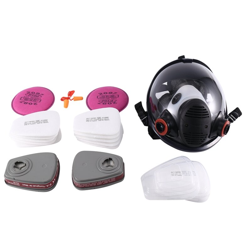 Full Mask, Mask Nuclear And Chemical Anti-Dust For Painting, Woodworking, Construction, Sanding