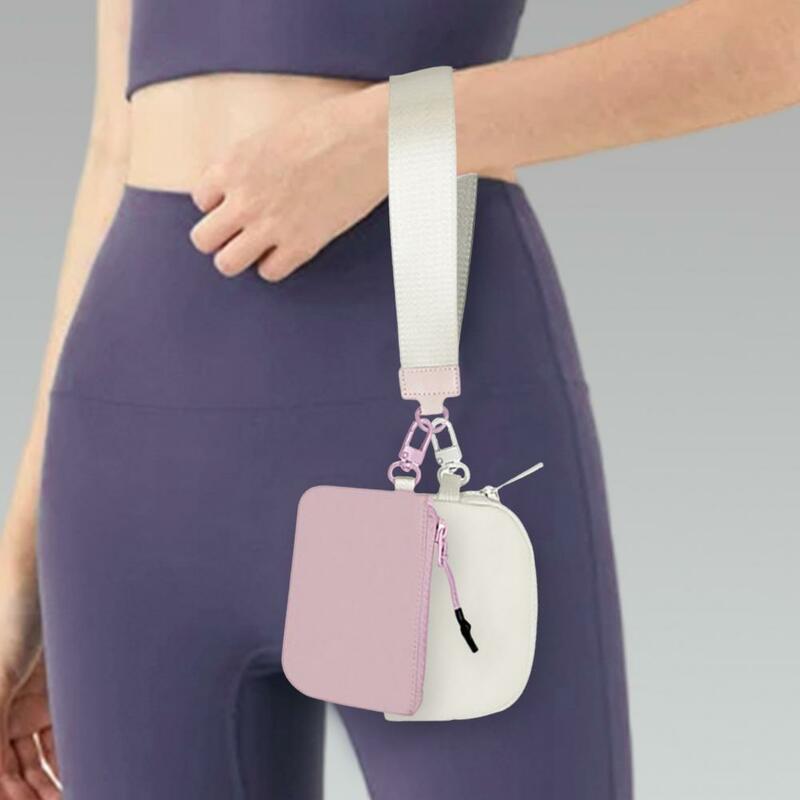 Wrist Handbag Flexible Handbag Versatile Handbag Wrist Purse with Detachable Clip Smooth Zipper Closure Lightweight for Phone