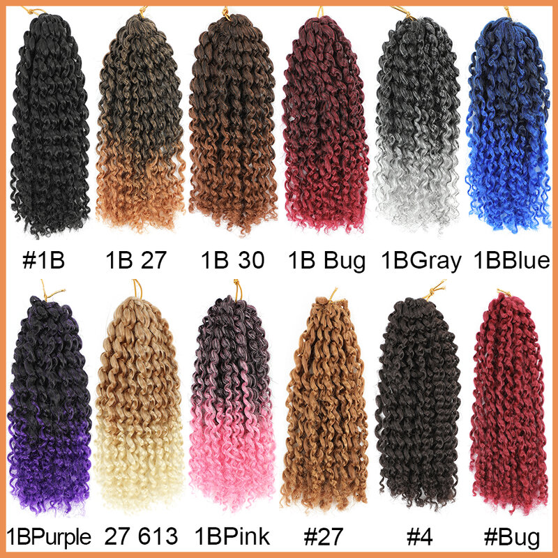 黒人女性のための短いmarlybobかぎ針編みの編組の髪、薄くて巻き毛の人工毛