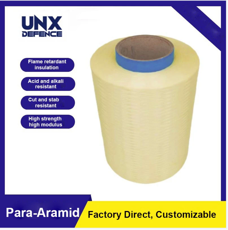 Unxdefence Para-aramid fibres V129สำหรับหมวกกันน็อค rompi Anti-peluru ผ้าเคฟลาร์255gsm กว้าง103ซม. สินค้าที่มีอยู่