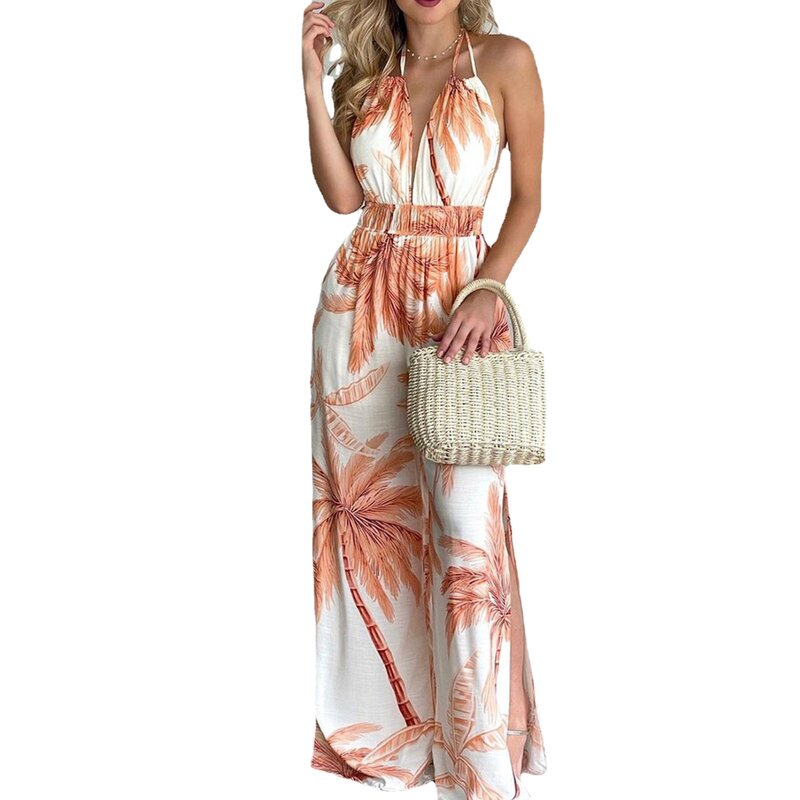 2023 Summer Fashion New Women's Jumpsuit Print Colorful Jumpsuits for Woman Casual Clothing Female Sexy Wear