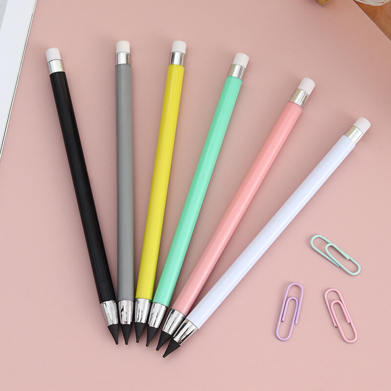 5 قطعة/الحزمة اللون الأبدي قلم رصاص الرصاص الأساسية مقاومة للاهتراء ليس من السهل كسر أقلام الرصاص القرطاسية اللوازم المحمولة استبدال القلم