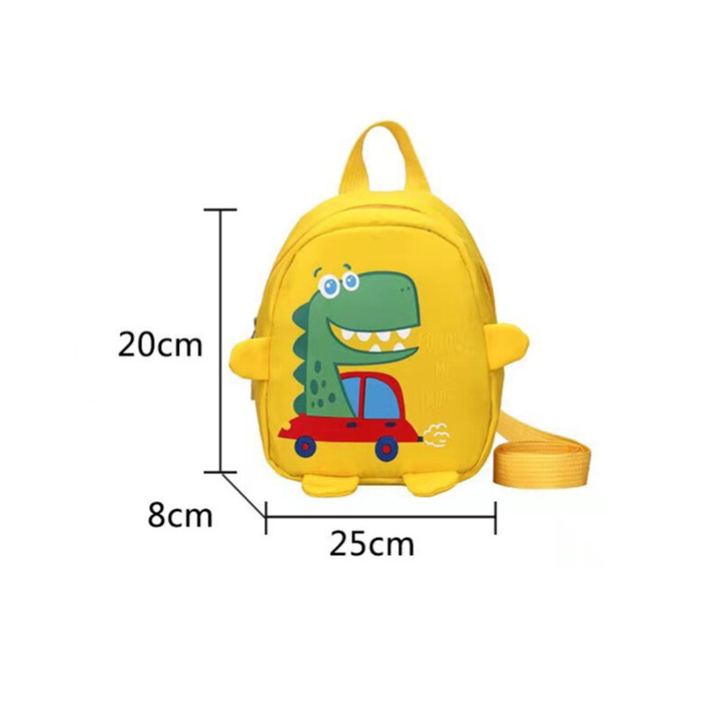 Bolso de dinosaurio de dibujos animados para niños, mochila escolar para niños