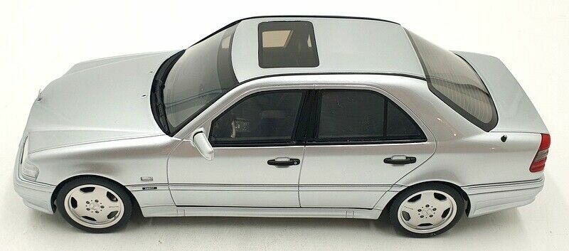 Mb C-Klasse C36 (W202) 1994 Zilver L.E.1/3000 - 1/18 Otto Nieuwe Hars Model Auto Collectie Limited Edition Hobby Speelgoed