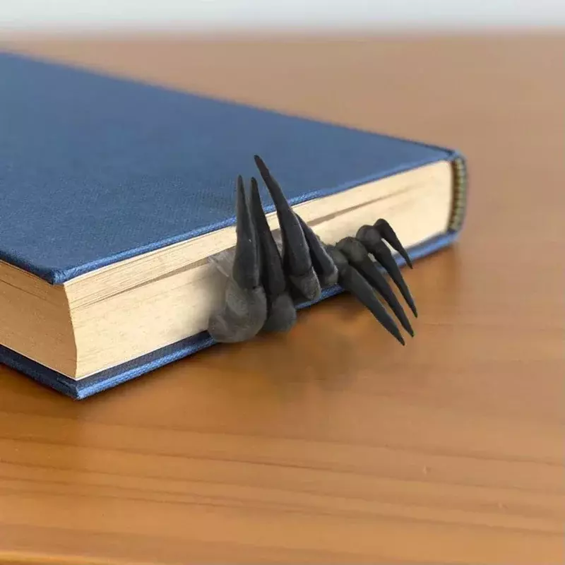 1 buah tangan kreatif dari Iblis Halloween horor Bookmark Film Resin kerajinan dekorasi Desktop kantor perlengkapan sekolah hadiah