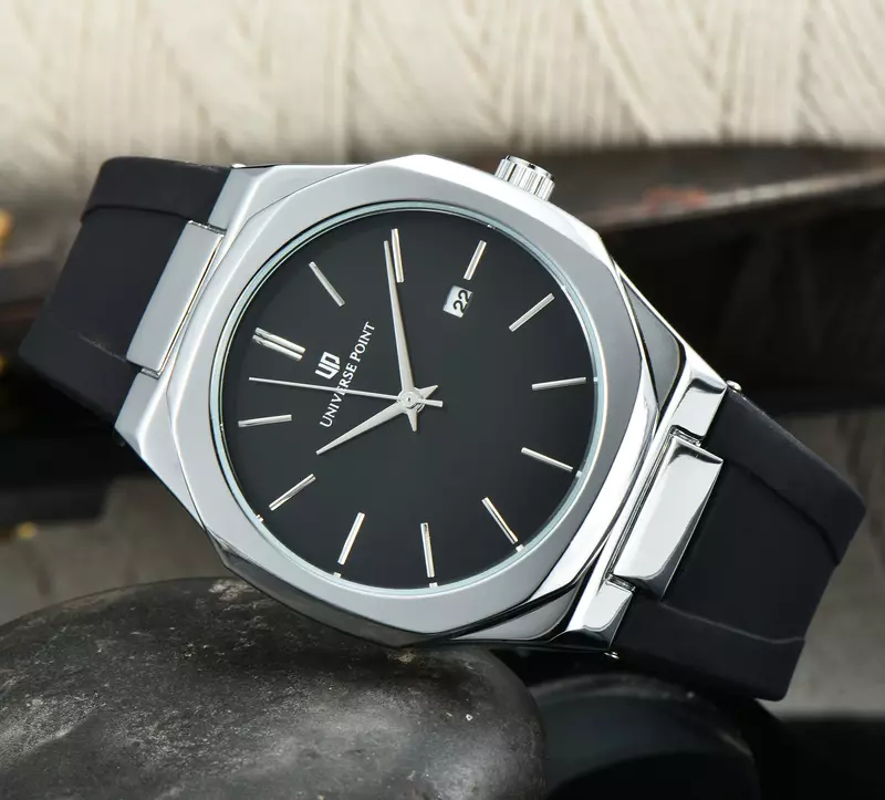 Новые мужские кварцевые часы, роскошные мужские спортивные деловые часы, водонепроницаемые высококачественные часы с тремя ручками