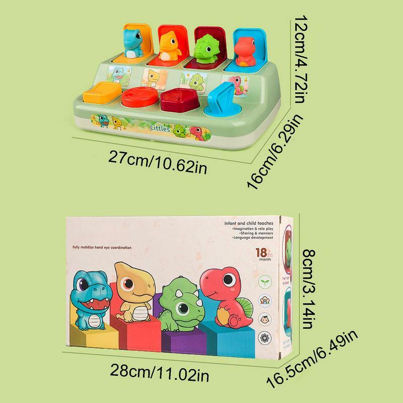 유아를 위한 장난감 원인과 효과 장난감 1-3 미취학 아동을 위한 몬테소리 선물, 유아 조기 발달 학습 감각 장난감
