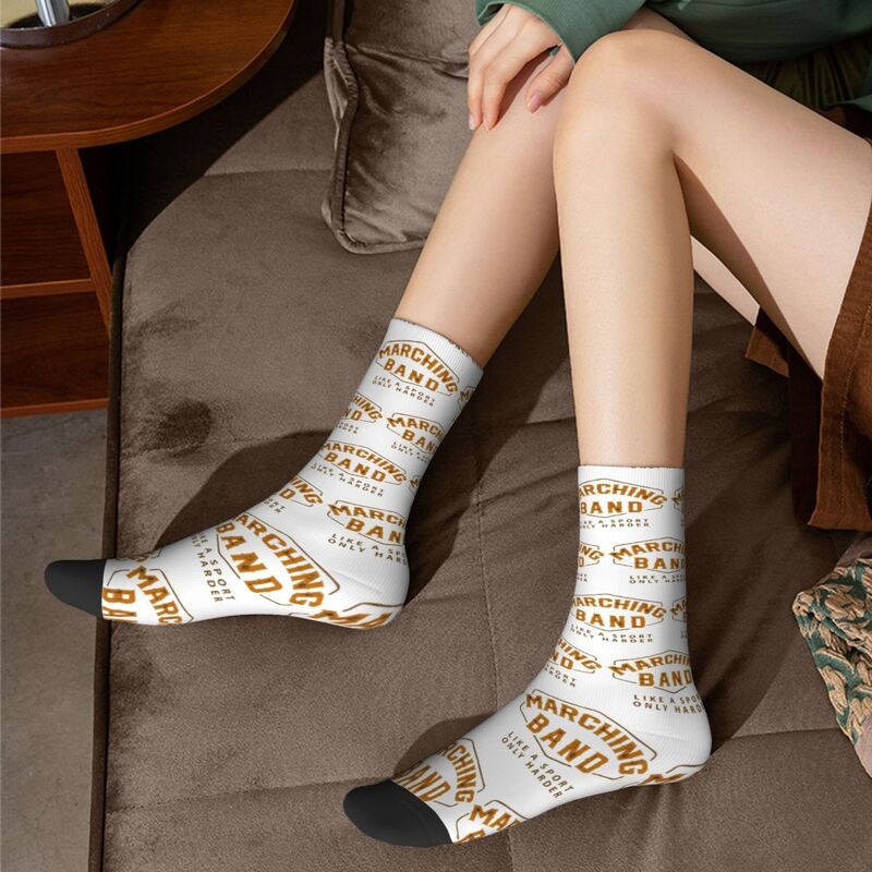 Marching Band Funny Apparel Socks Harajuku High Quality Stockings All Season Long Socks Accessories for Unisex Gifts