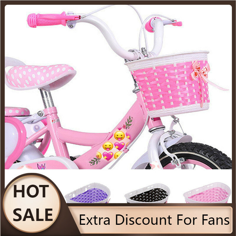 NEW Fashion Children Bicycle Storage Scooter Handle Bar Carrier Bicycle Basket Front Bag Rear Cycling Hanging Panniers Bike