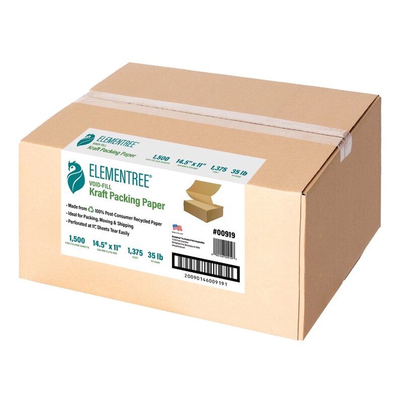 Papel De Embalagem Sustentável, 35 lb., 1500 Contagem