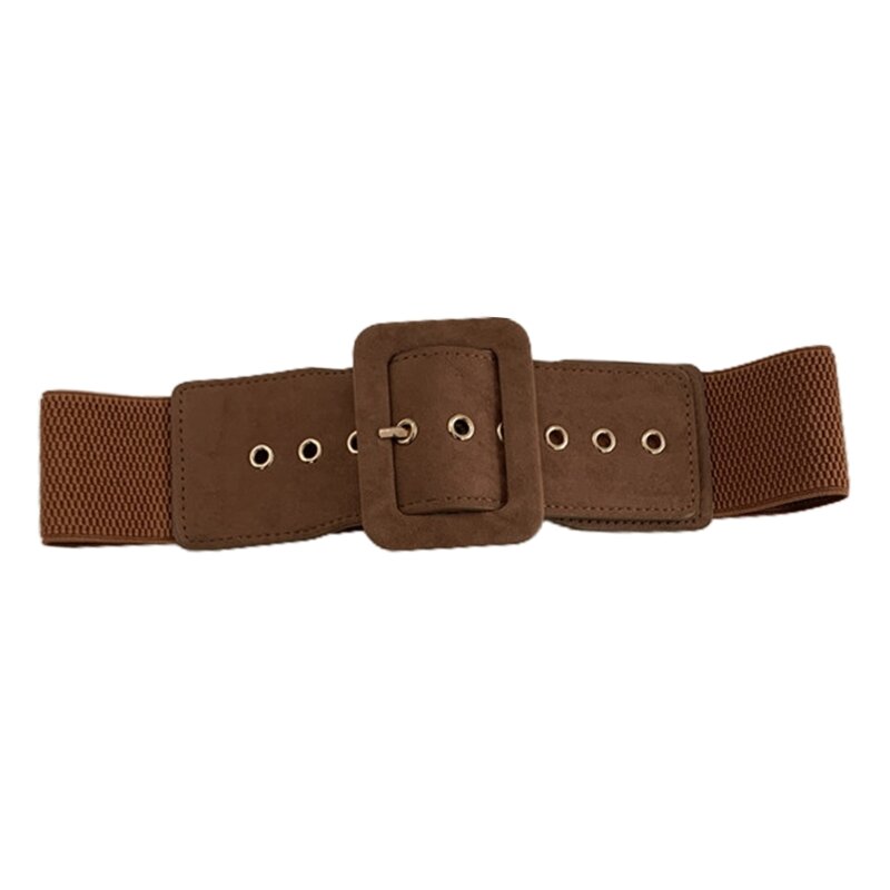 Elastic Belt Corset Decorative Belts For Dresses Shaping Girdle Women Waist Belt Luxury Pin Buckle Belt Wide Belt