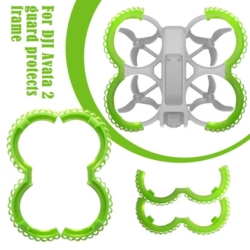Pelindung Drone, untuk dji AVATA 2 baling-baling pelindung Drone cincin Bumper baling-baling ringan penutup pelindung untuk Avata accessoror