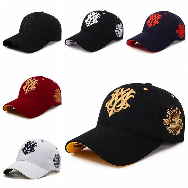 Totem Embroidered Baseball Cap Fashion Men Women Caps Spring And Summer Snapback Hip Hop Hat Adjustable Flame Sun Shading Hats