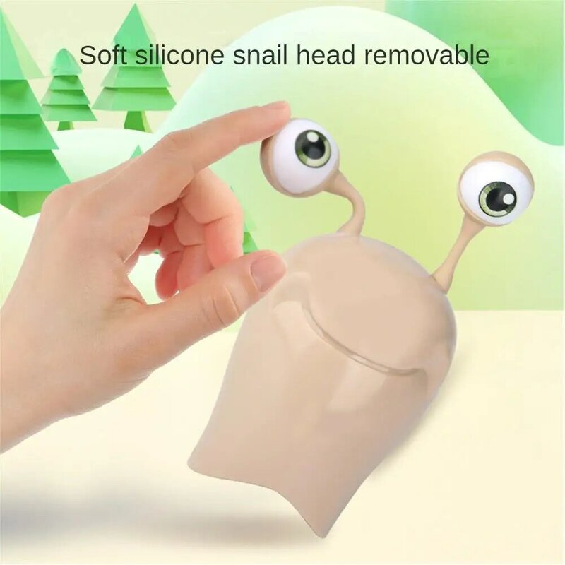 Funny Electric Snail Toy Swing Nod Music Automatically Avoiding With Sound Light Cute Snail Luminous Toy Children Kid's Gift