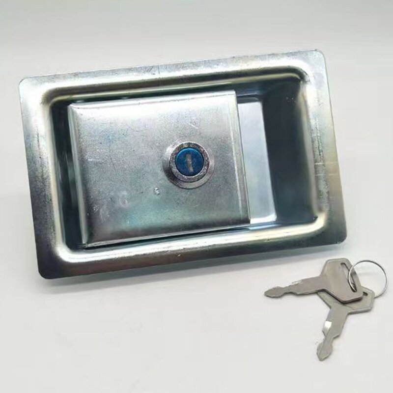 Cerradura de puerta lateral para excavadora, dispositivo de cierre de bomba hidráulica, accesorios para Kobelco SK130, 200, 230, 250, Super 8