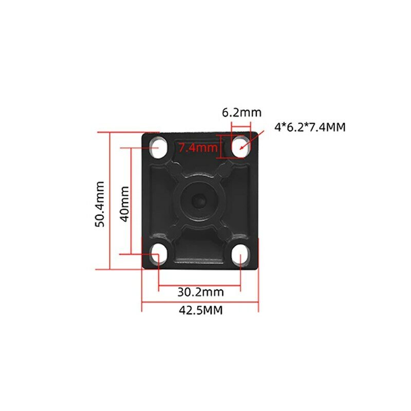 Double Socket Arm +1 inch Ball Rectangular AMPS Connection Plate Compatible with RMA System for Garmin Montana 750i 750 700 700i