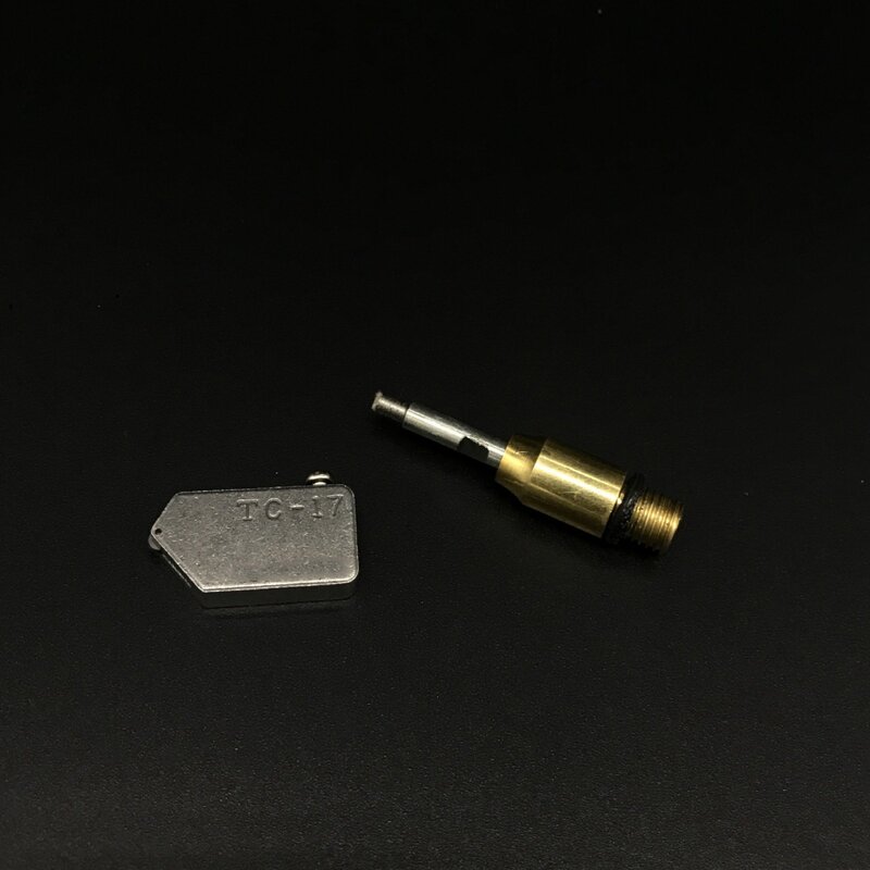 TOYO TC-17 taglierina per vetro ad olio manico in metallo utensile da taglio a testa dritta diamantata nuovo nero