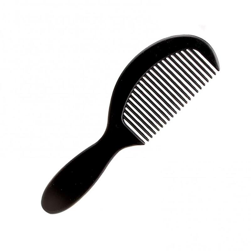 Juego de 4 peines de plástico para peluquería profesional, cepillo de peluquería negro, herramienta de peluquero antiestática, 4 piezas