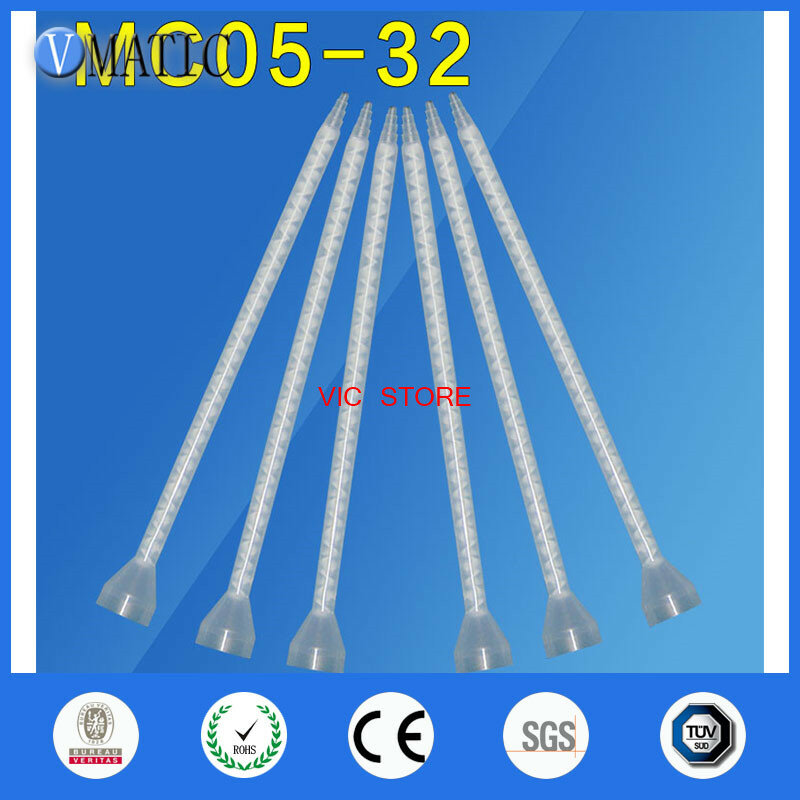 Free Shipping Resin Static Mixer MC 06-32 Mixing Nozzles For Duo Pack Epoxies (White Core)