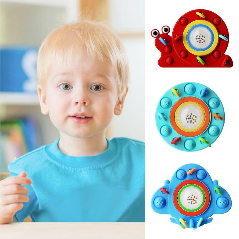 Juguete de actividad de tracción para bebés, juguetes de habilidades motoras finas de silicona para sala de estar, juguetes de masticar lavables, juguetes educativos Montessori