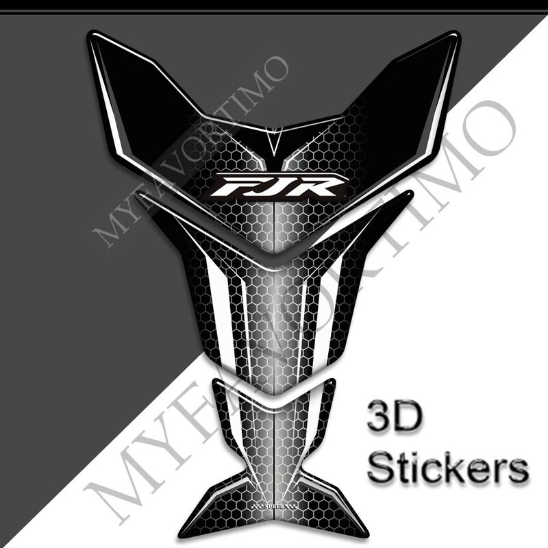 Motorcycle Stickers For Yamaha FJR1300 FJR 1300 Tank Pad Protector 3D Sticker Decal Fuel Gas Anti Slip ADVENTURE