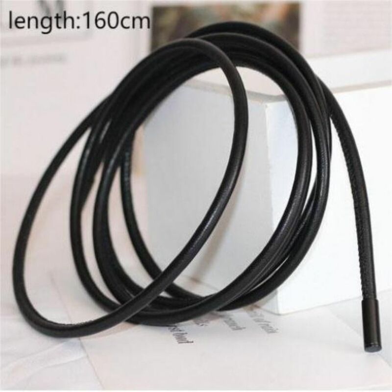 Non-hole Round Rope Belt Fashion Solid Color Waist Chain Knotted Waist Belt Waist Band Women