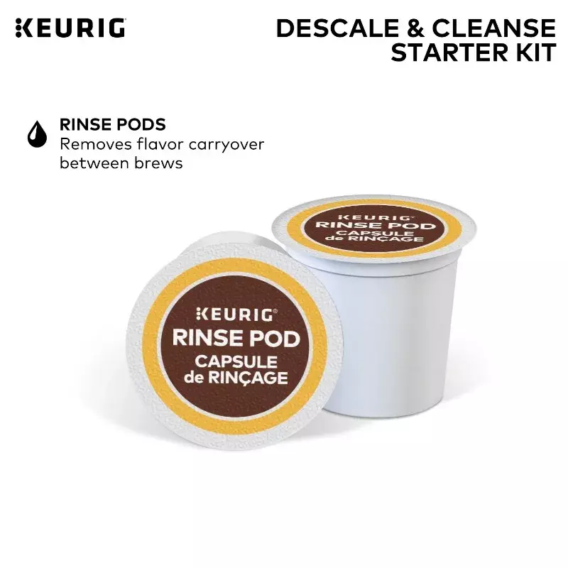 Keurig Descale and Cleanse Starter Kit per Keurig Brewers