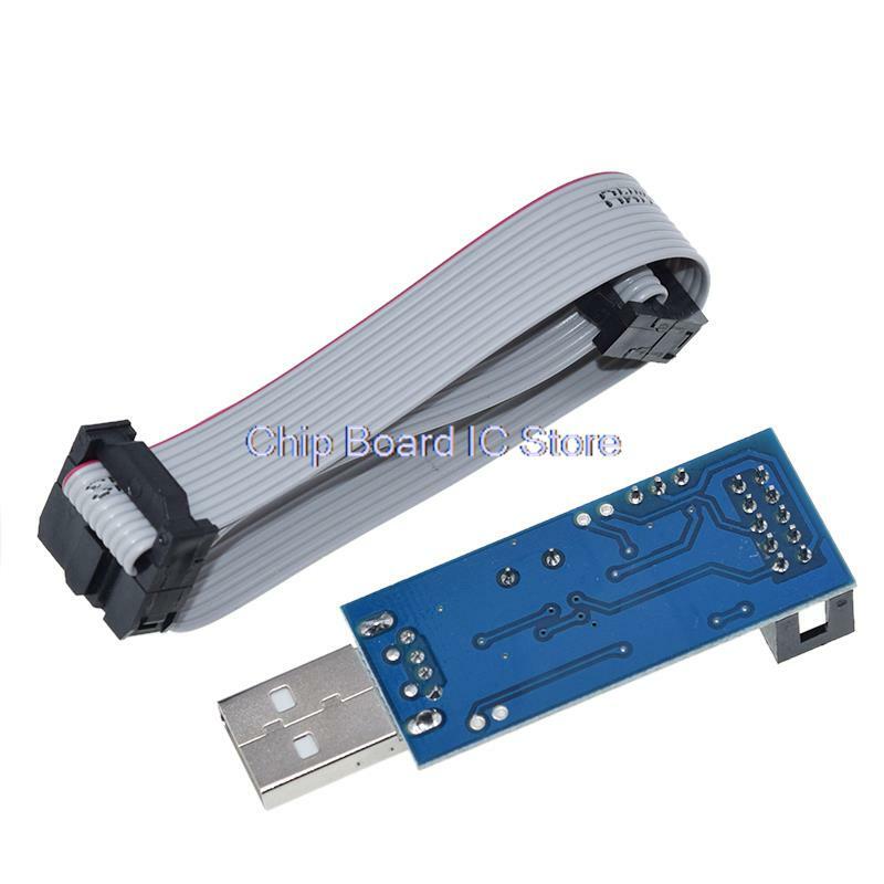 جهاز برمجة USBASP USBISP AVR الرسمي مزود بمنفذ USB وusb وasp وatmega8 وatmega128 يدعم Win7 و64 لوحة