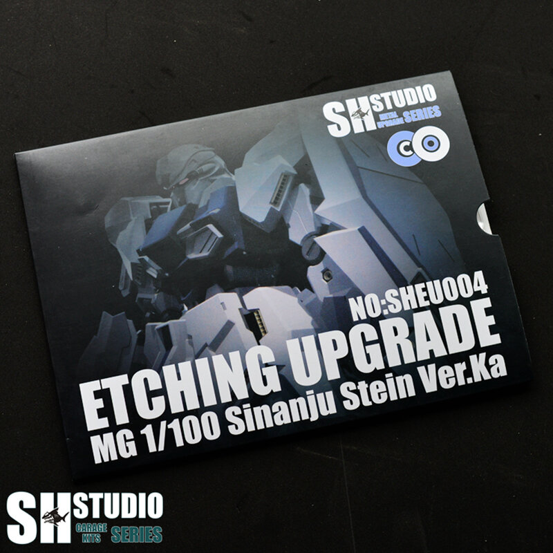 SH Studio Metal Gravura Detalhe Peças, Acessórios para 1/100 MG Sinanju Stein Ver Ka Mobile Suit, Modelo de Modificação Brinquedos