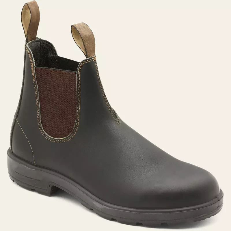 Sepatu bot kulit kasual pria, sepatu bot semata kaki Chelsea, sepatu Platform 2024 musim semi dan dingin, sepatu bot pasangan buatan tangan