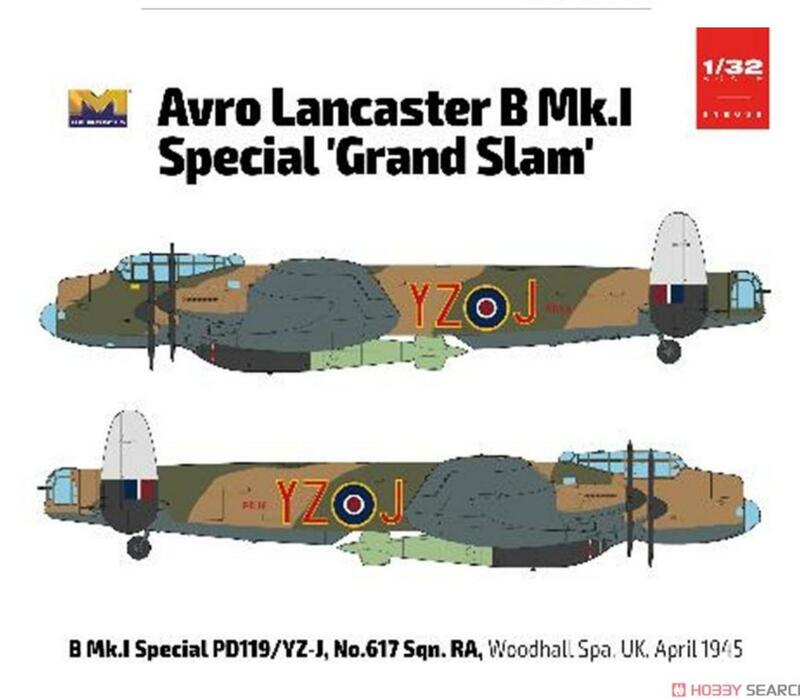 HK Model 01E038 1/32 Avro Lancaster B Mk I Special `Grand Slam` (Plastic model)