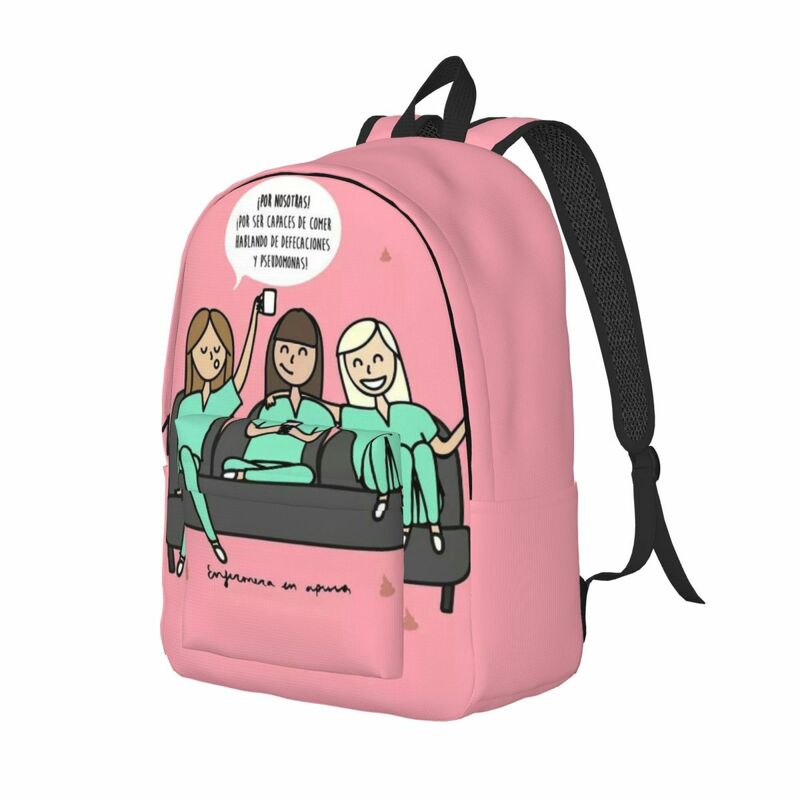 Mochila para estudiante de escuela primaria, mochila para guardería, médico, Enfermera, niño y niña