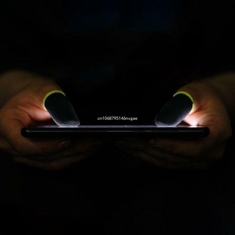 Gaming Finger Sleeve Atmungsaktive Fingerspitzen Für Mobile Spiele für Touch Geröll Neue Dropship