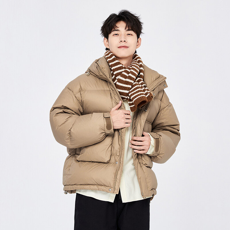 Semir-Chaqueta de plumón para hombre, chaqueta con capucha informal de Color sólido, cálida y cómoda, a la moda, novedad de invierno, 2022