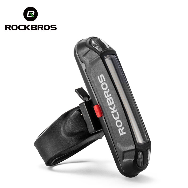 ROCKBROS Bike Rear Light 200-800mAh Bicycle Tail Light USB Rechargeable Led Flash Cycling Light Mountain Road Seatpost Taillight