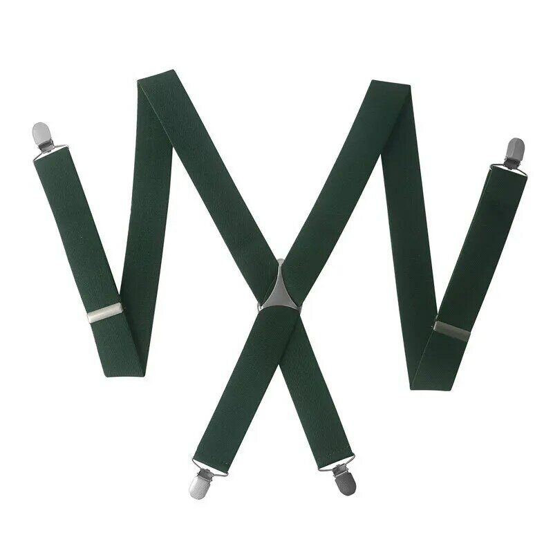 100Cm Nam Suspender 3.5 Cm Chiều Rộng Co Giãn Điều Chỉnh X Lưng Kẹp Vào Quần Nẹp Dành Cho Nam Và Nữ