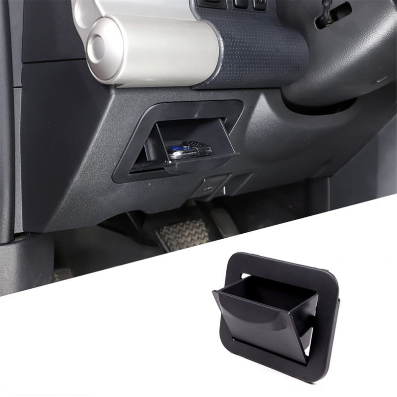 Контейнер для хранения предохранителей центральной консоли для Toyota FJ Cruiser 2007-2021, контейнер для предохранителей из АБС-пластика для монет внутри