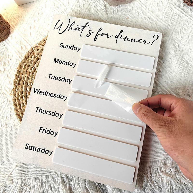 Magnetic Weekly Planner Weekly Planning Magnetic Board For Refrigerator Students Necessities Planning Supplies For Reminder Mood